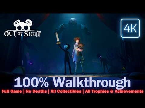OUT OF SIGHT STAGE FRIGHT 100% Walkthrough Full Game I All Collectibles, Achievements & More