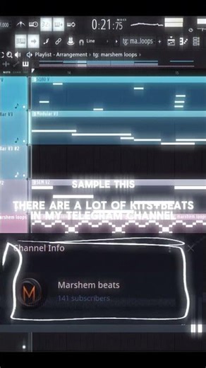 post loops everyday in tg: marshem beats #marshem #ok #freedrum #beat #sample #producertok #producer