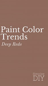 174K views · 1K reactions | The 2025 deep red paint trend is all...