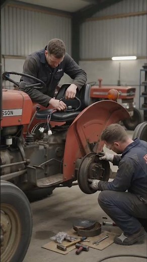 Massey Ferguson 135 full restored tractors #tractorglobal #modernfarmer #farming #monarchtractor