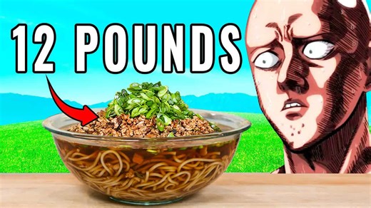 Strange challenge: This is what eating 12 pounds of spicy udon looks like