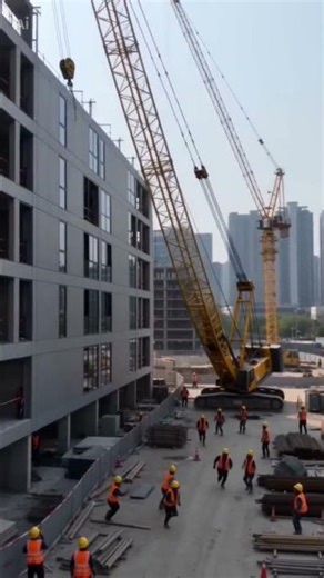 Crane Collapse Disaster 🏗️ | Realistic Construction Accident | 4K Cinematic Destruction 😱