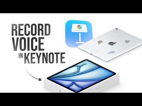 How to Record Voice on Keynote iPad (tutorial)