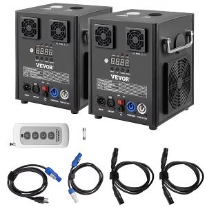 VEVOR Stage Equipment Special Effect Machine, 500W Stage 2pcs Effect Machine with Wireless Remote Control, Smart DMX Control Stage Equipment Beautiful Showing Machine for Wedding, Musical Show, DJ | VEVOR US