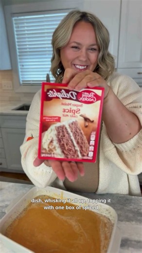 Pumpkin Spice Dump Cake