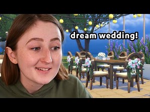 building my dream wedding venue in the sims