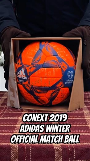 CONEXT 2019 UEFA European Qualifiers Unboxing Official Match Ball Winter Pro - Adidas DN8645