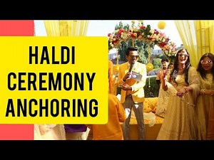 Best Haldi Ceremony Anchoring by Girish Sharma | Haldi Function Games | Destination Wedding Events
