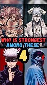 Ranking the 4 Calamity Grade Monsters inJujutsu Kaisen #jujutsukaisen #gojo #sukuna #yujiitadori