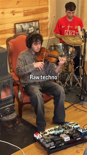 #techno #violin #drums #live #acoustic | violin