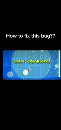 How to fix this bug? #geometrydash #gd #gaming #games