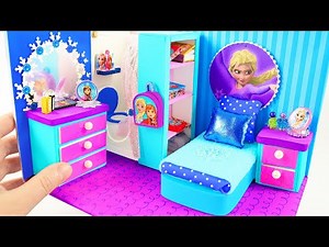 Building a Magical Mini Apartment For Disney Queen Elsa ❄️