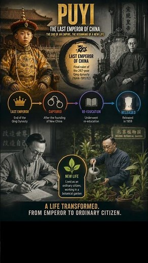 China's Last Emperor: A Life of Power and Humiliation #china #qingdynasty