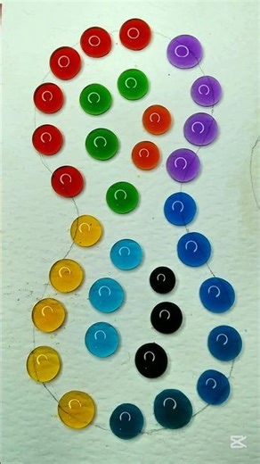 Oddly Satisfying Color Drop Art 🎨 | Relaxing Paint ASMR