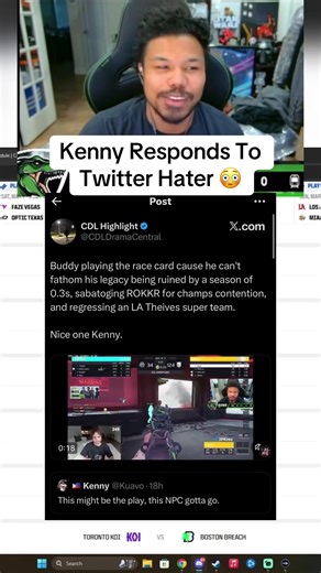 Kenny Responds to Call of Duty Twitter Account