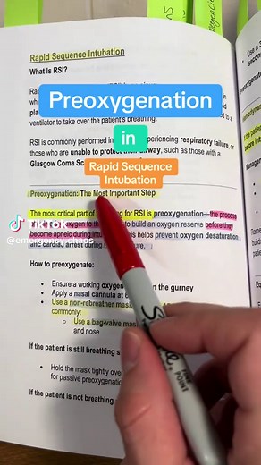 Preoxygenation Techniques for Rapid Sequence Intubation