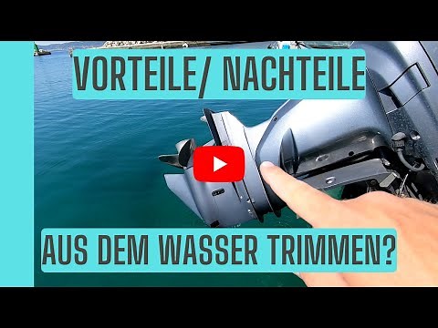 Im Urlaub Außenborder im Wasser lassen? Wie trimmen?