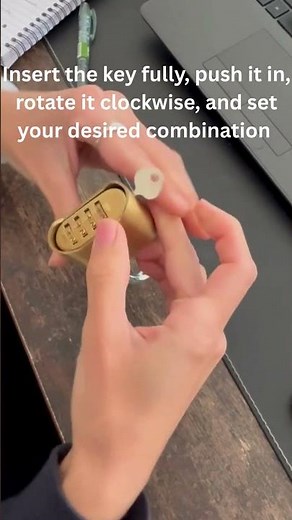 How to set or reset the code on a combination Padlock