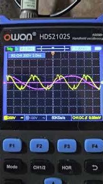 MESSING AROUND WITH MY OSCILLOSCOPE.CHECKING OUT AN SCR IN OPERATION. #oscilloscope #scr