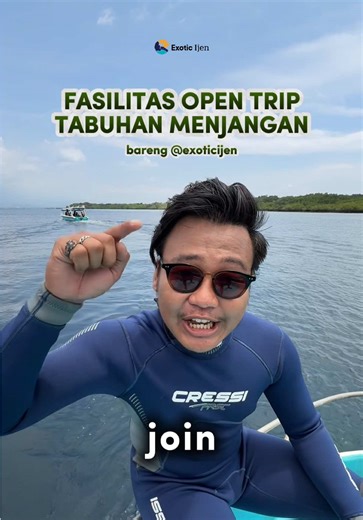 Harga 325rb udah incude dokumetasi underwater, makan siang, transport kapal, alat snorkling, guide #menjanganisland #exoticijen