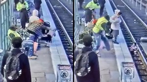 Watch: US Woman pushes 3-year-old kid onto train tracks in Portland