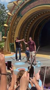 1.1M views · 22K reactions | Wands at the ready! James Phelps, Oliver Phelps and Warwick Davis welcome fans to The Wizarding World of #HarryPotter - Ministry of Magic at #EpicUniverse! ✨ | Entertainment Weekly | Facebook