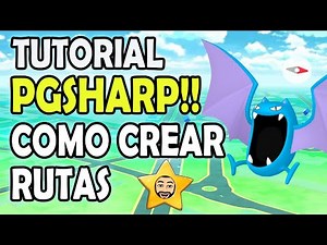 TUTORIAL PGSHARP POKEMON GO Como hacer rutas en PGSHARP