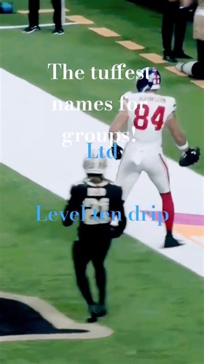 the tuffest names for groups #jesusisking #tuff #football #clean #edit