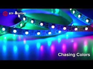 BTF-LIGHTING: WS2812B LED Strip Lighting Details, How to Light