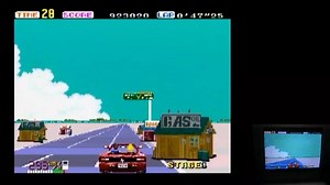 In June 2020, Derek outran the competition with a point-filled record on Out Run for the PC Engine. Racing to Hiroshi Kawaguchi's classic Magical Sound Shower, Derek pushed his run into Stage 5 before the timer expired with 6,123,930 points on the board to take first place on the TG leaderboard. #pcengine #outrun #sega | Twin Galaxies