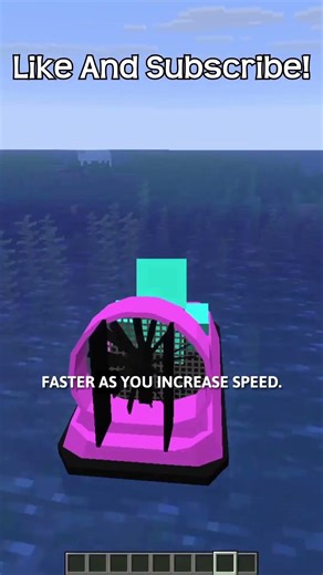 A Minecraft Resource Pack That Turns Boats Into Hover Boats!