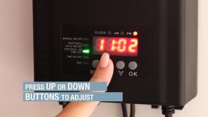 Hampton Bay Low-Voltage 300-Watt Metal Landscape Lighting Transformer with Dusk to Dawn Sensor DIY-300PS