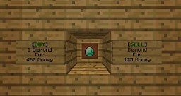 Vanilla Minecraft Sign Shops! Minecraft Map