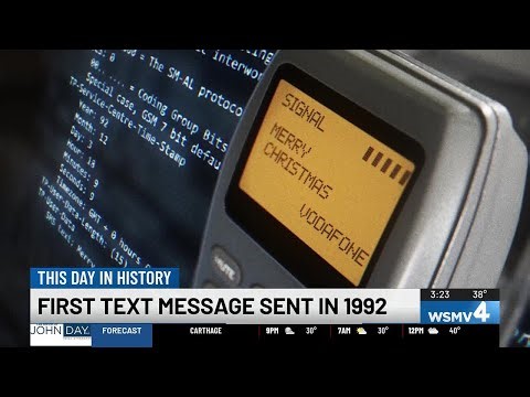 This Day in History: First text message sent in 1992