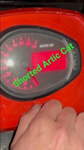 Arctic Cat 500 Speedometer Glitching Out - Watch This Now