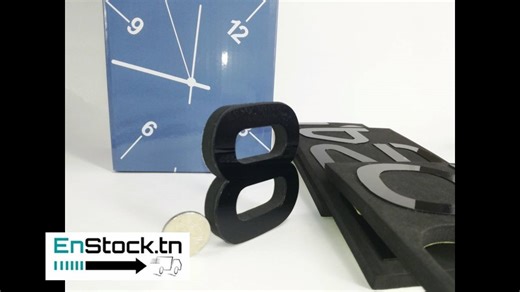 7.3K views · 71 reactions | voila comment installer notre Horloge Murale 3d (120cm) :D !! -Prix à partir de 59 DT -Tél: 25.000.678 - 70.820.100 -Commander en ligne https://bit.ly/2ydhVZd ou par message privé .  Livraison sur toute la Tunisie sous 24 à 72h | EnStock.tn | Facebook