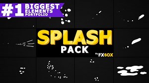 Download Splash Animated Elements | After Effects - FREE Videohive - aedownload.com
