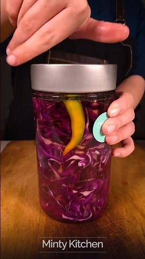 Quick Pickled Red Cabbage — Bright, Crunchy, and Ready in Just Days
