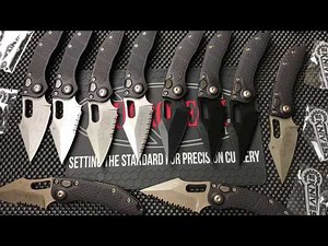 Microtech Stitch Automatic Folding Knife Borka Blades Collaboration