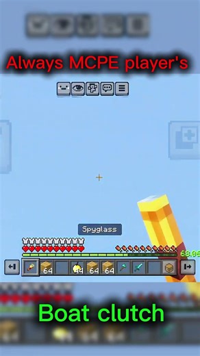impossible dream boat clutch 🤯#minecraft #dream