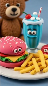 teddy bear is food#foryou #funny #teddykabootar #dreamscreenai