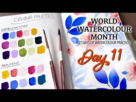 Finding the Perfect Watercolor Combinations (World Watercolor Month Day 11)