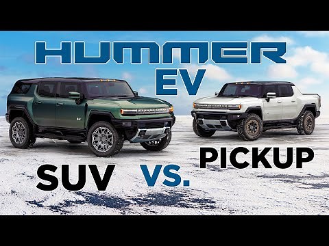 Hummer EV SUV vs. Pickup Truck | Cybertruck & Rivian Truck War