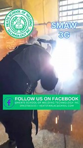 SMAW PLATE COURSE A good course for beginners CONTACT US IF INTERESTED AT HEATSTARLAC@GMAIL.COM OR 09437065155 #welding #SMAW @topfans | HEATS SCHOOL OF WELDING TECHNOLOGY INC.