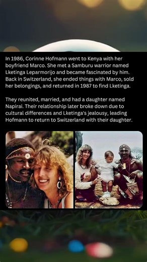 Corinne Hofmann’s daring journey from Swiss life to a Kenyan warrior’s bride. 🇰🇪✨ #Kenya #TrueStory