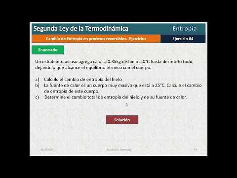 Entropía Ejercicios Resueltos