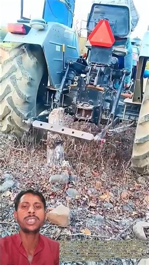 Removing the root of a dry tree with a tractor #farming #tractor #farmtrac #tractorvideo #viralvideo