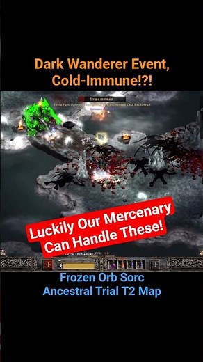 MERC CARRY! 💪 Cold Immunes vs. Frozen Orb Sorc: Dark Wanderer Event - PD2 S12 #projectdiablo2