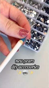 #newyears diy accessories + hacks 🪩✨ #holidayonshorts