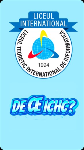 Liceul Teoretic International de Informatica Constanta👉🏻un start real spre viitorul tău💯‼️🥳 De ce #ICHC❓ Pentru că aici, tehnologia întâlnește educația de calitate, într-un mediu modern, prietenos și inspirațional❗ 💡 Săli de clase și laboratoare digitalizate✔️ 📱 Resurse interactive și inovație la fiecare pas✔️ 🏀 Spații recreative și sportive✔️ 🤝 O comunitate unită, cu viziune✔️ | Liceul Teoretic International de Informatica Constanta